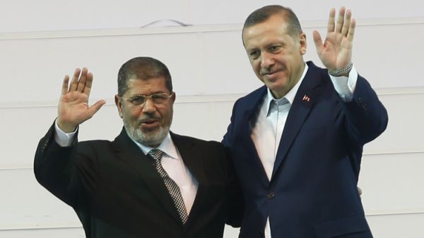 الرئيس رجب طيب اردوغان ومحمد مرسي