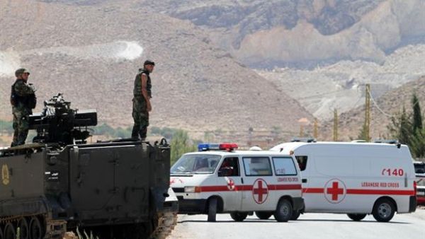 Lebanese soldiers at a checkpoint in Arsal. (AFP/file) 