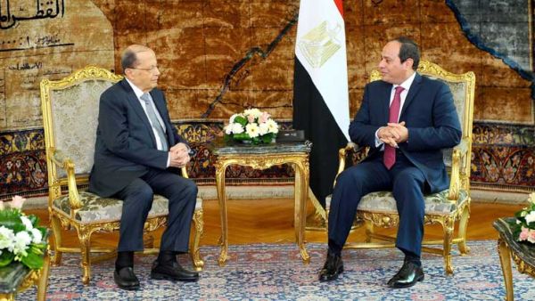 السيسي وعون 