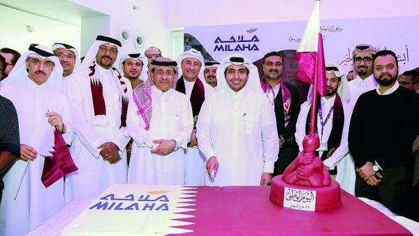 Dignitaries at the Milaha celebrations Dignitaries at the Milaha celebrations