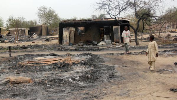 The north-east town of Baga, Nigeria has seen repeated attacks from Boko Haram. (AFP/File)