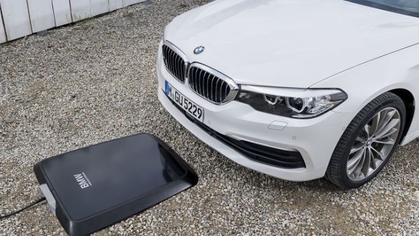BMW gives a glimpse of how it makes wireless charging work for its cars. (Courtesy of BMW)