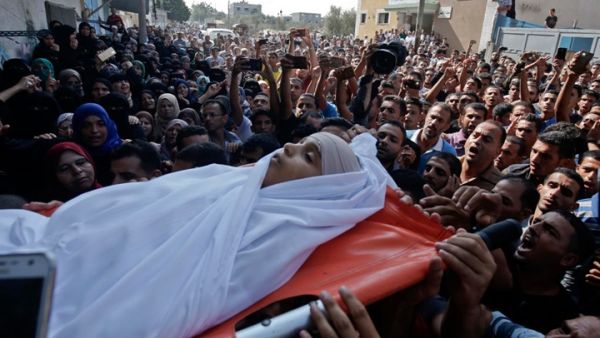 الرسالة تحدثت عن قتل الاحتلال طفلين خلال مشاركتهما بمسيرات العودة في غزة