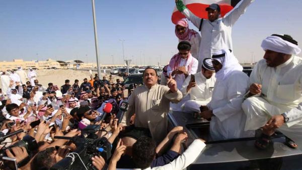 مسلم البراك بعد عامين من سجنه