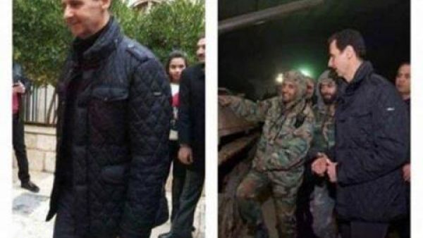 سترة بشار الأسد التي ارتداها في صيدنايا تشعل المواقع