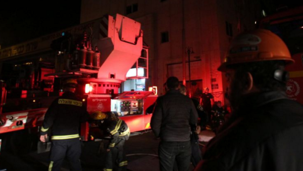 B'Tselem, a group which monitors human rights abuses in the Palestinian territories, has said that the fire will not stop it from carrying out its work. (Twitter)