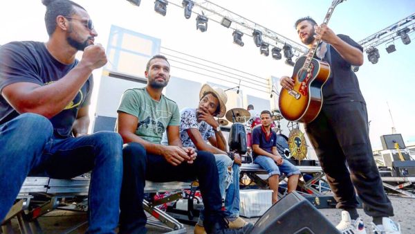 Egyptian band Cairokee and Huawei Technologies collaborate together. (Facebook)