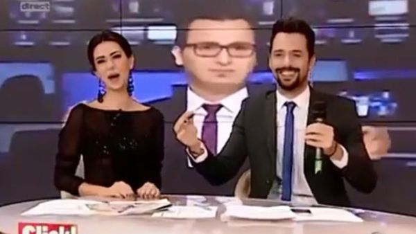 اعلامي روماني يرقص على بشرة خير