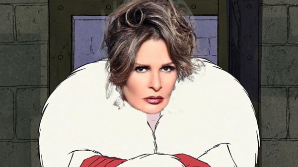 Yousra as Cruella De Ville. (Scoop Empire)