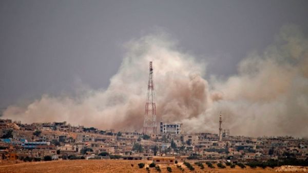 النظام قصف مدينة درعا بكافة القذائف مع غارات للطيران الحربي على المدينة 