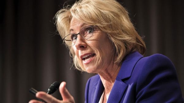 U.S. Education Secretary Betsy DeVos (AFP/File Photo)