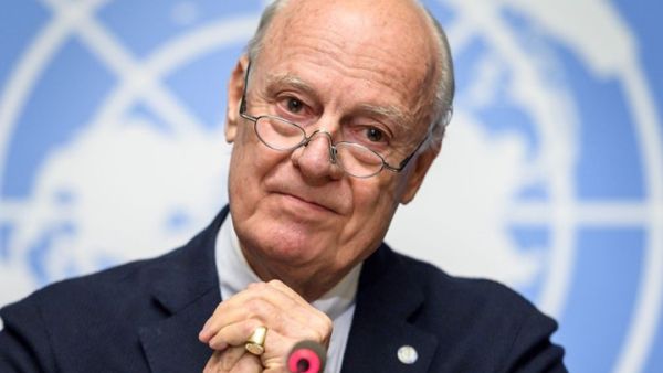 ديمستورا أجرى مشاورات مع كبار المسؤولين الإيرانيين في طهران 