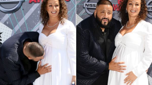 Khaled documented his son's birth on Snapchat. (Page Six)