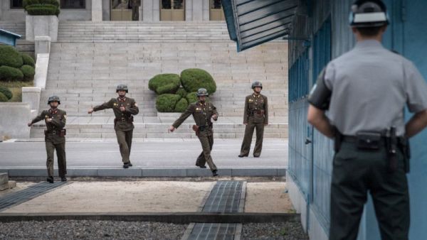 A North Korean vessel is under South Korean sanctions implemented during the previous Park Geun-hye administration. Pictures: The North-South Korea border. (AFP/File)

