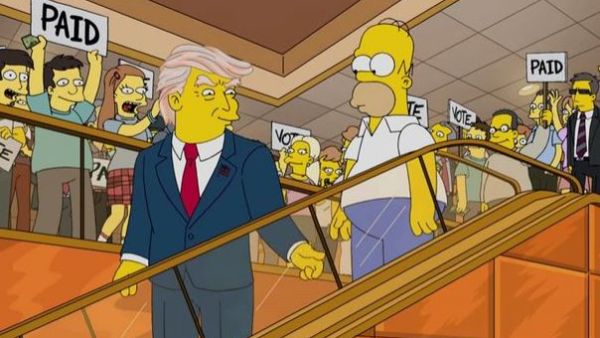 'The Simpsons' predicted Trump's victory 16 years ago. (YouTube)