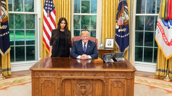 Kim Kardashian West organised a meeting with the US President Donald Trump  at the White House  (realdonaldtrump /Twitter)