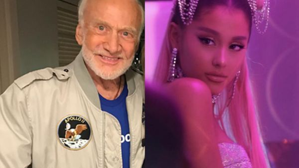 Ariana has just released a new album (Source: arianagrande, drbuzzaldrin / Instagram ) 
