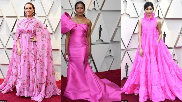 فساتين النجمات بتدرجات اللون الزهري على السجادة الحمراء في حفل الأوسكار 2019‎‎