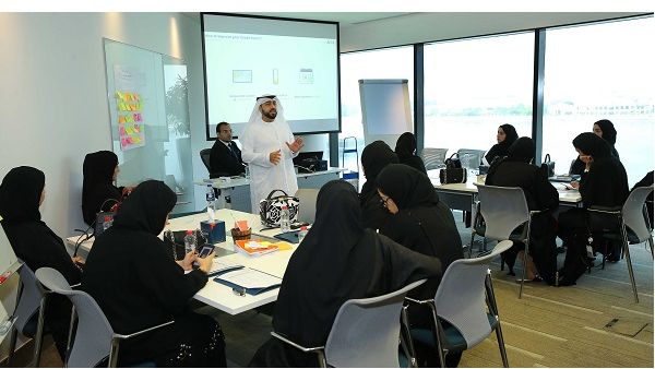 During one of the summer training workshops