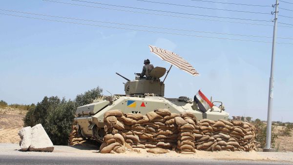 Last week Egypt’s President Abdel-Fattah El-Sisi issued a decree Saturday extending for another three months a curfew applied seven months ago in some part of restive North Sinai. (AFP/File)