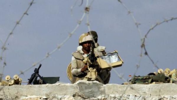 Egyptian soldier posted at Rafah near the border with Gaza. (AFP/File)