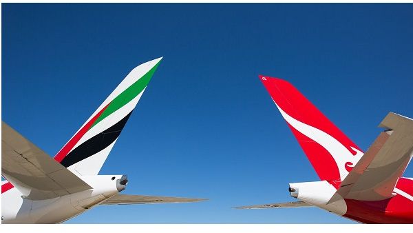 اتفاقيةصيانة الطائرات بين طيران الإمارات وكوانتاس تعزيز الشراكة التجارية الاستراتيجية القائمة بين الناقلتين، وتدشين التعاون بينهما في مجالي الصيانة والهندسة. اتفاقيةصيانة الطائرات بين طيران الإمارات وكوانتاس تعزيز الشراكة التجارية الاستراتيجية القائمة بين الناقلتين، وتدشين التعاون بينهما في مجالي الصيانة والهندسة.