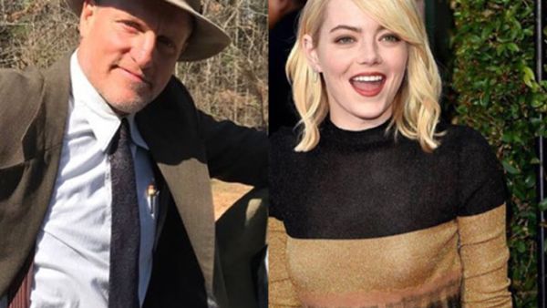 production is scheduled to start in January (Source: woodyharrelson. , emmastone_official_ / instagram  ) 