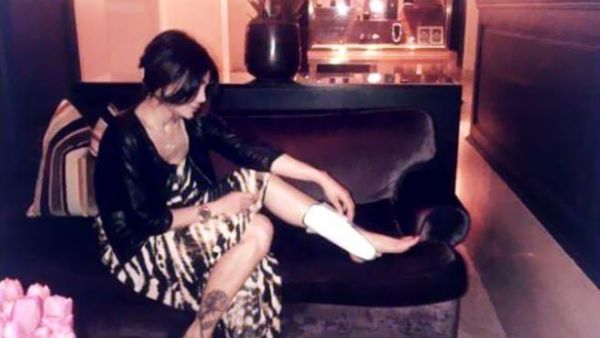 Haifa showing her injured foot