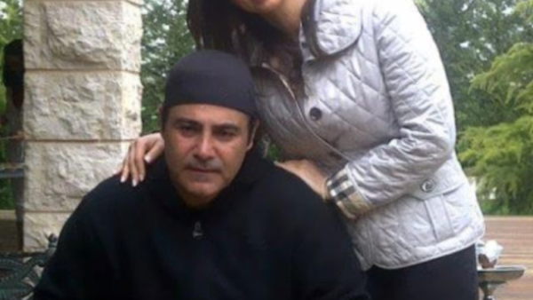 Assi smoking Shisha with wife