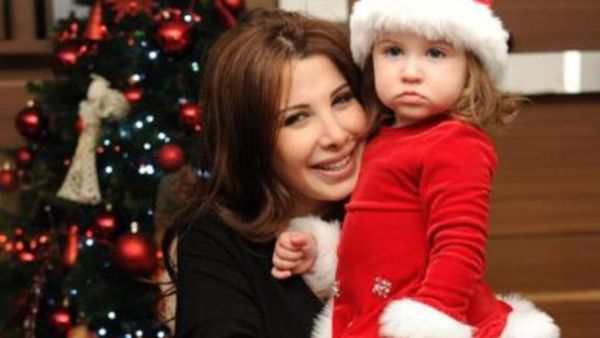 Nancy Ajram and daughter Mila