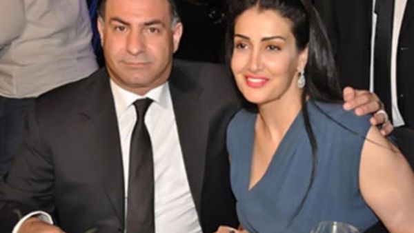 الممثلة المصرية غادة عبد الرازق  و زوجها