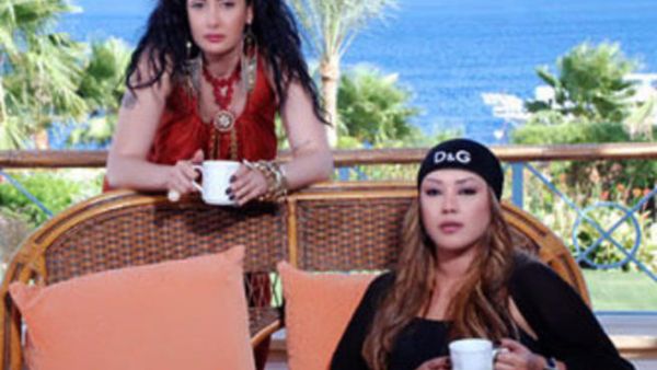 مشهد من مسلسل (الحاجة زهرة)