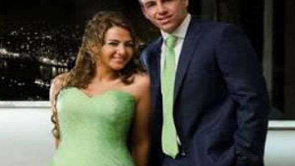 Dunia and her fiance Ramy