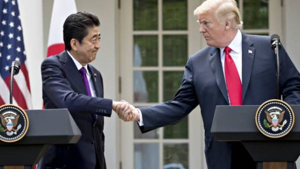 US President Donald Trump says his country is committed to Japan's security and strengthening the key alliance with it (Twitter)