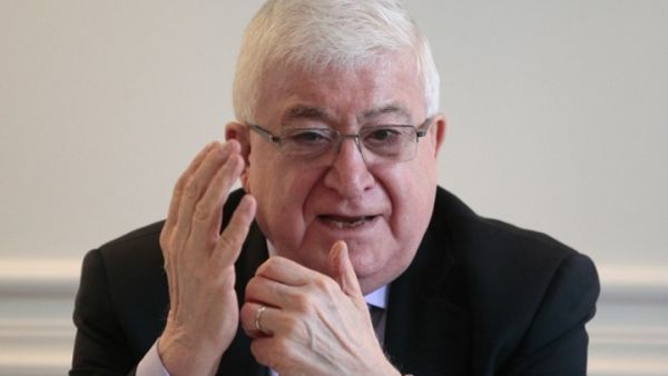 الرئيس العراقي دعا المتظاهرين للتهدئة وإخلاء مبنى البرلمان - ارشيف