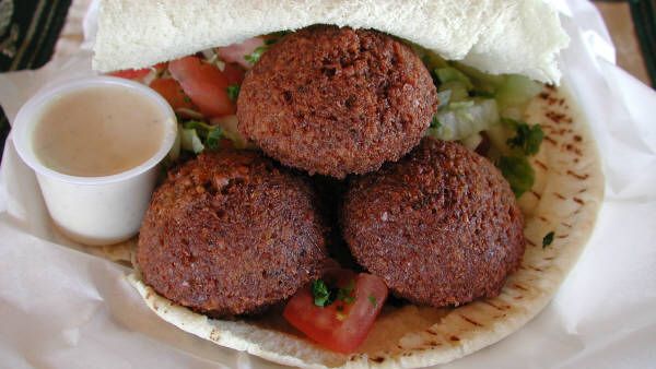 A falafel sandwich. (AFP/File)