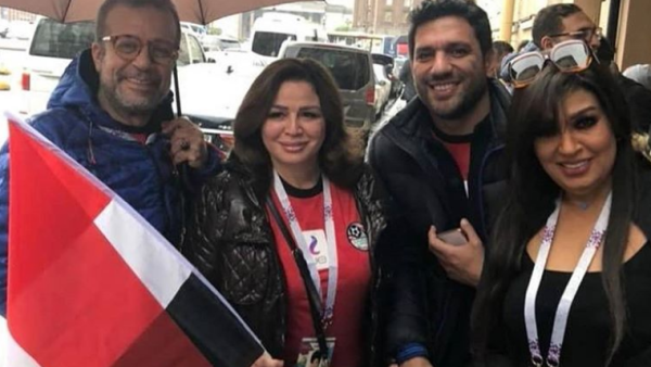 فنانين مصريين في روسيا لتشجيع المنتخب المصري في كأس العالم