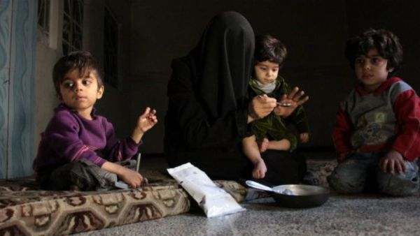 Syria and Russia escalated their airstrikes and shelling on the area last month, worsening the already dire humanitarian conditions (AFP/File)