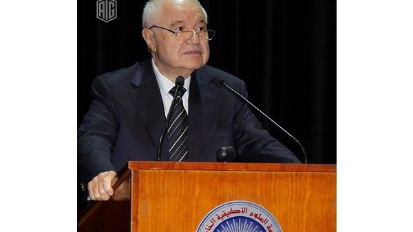 Dr. Talal Abu-Ghazaleh during his participation at the opening ceremony