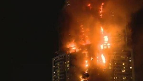 Fifteen people were injured in the fire on New Year's Eve in Dubai. (Al Bawaba/File)