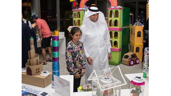 Dr. Khalid Klefeekh Al Hajri, QSTec CEO and Chairman, at a Shams Generation exhibition Dr. Khalid Klefeekh Al Hajri, QSTec CEO and Chairman, at a Shams Generation exhibition