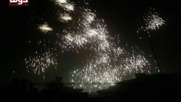 نظام الاسد يحرق غوطة دمشق بالفوسفور 