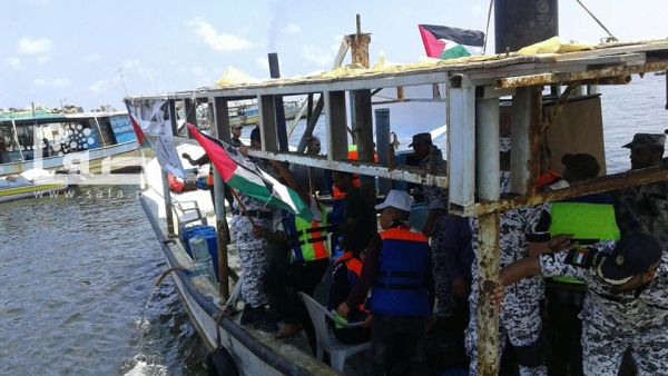   هذا الحراك البحري، يأتي ضمن فعاليات مسيرات العودة وكسر الحصار 