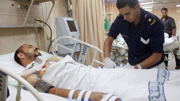 تتنوع إصابات الجرحى بين إصابات في العظام، بالأطراف السفلية والعلوية