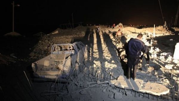 الاحتلال يقصف موقعاً لحركة حماس في غزة