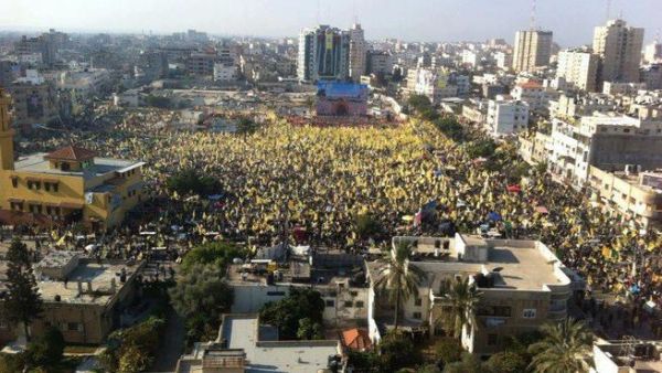 مهرجان لحركة فتح في قطاع غزة/ أرشيفية