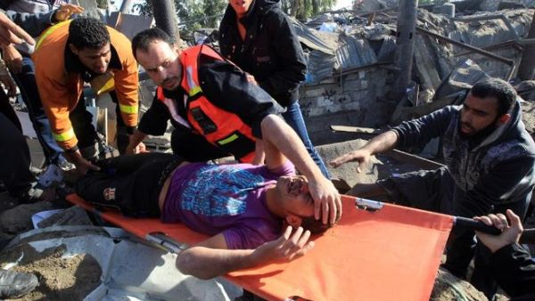 من آثار العدوان على قطاع غزة 