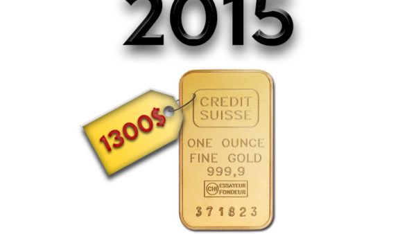 من المتوقع أن تشهد الأسعار الفورية لأونصة الذهب بعض الاستقرار خلال النصف الأول من عام 2015