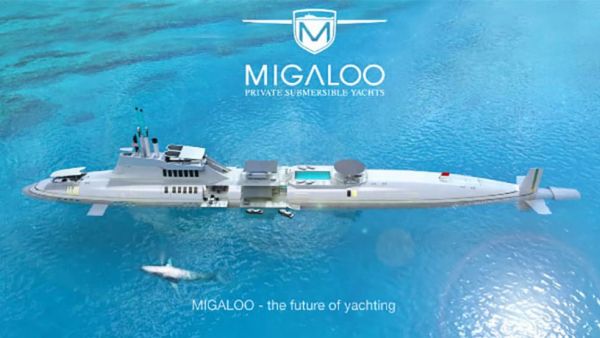 Migaloo M5 يخت فاخر يمكن أن يأخذك تحت الماء