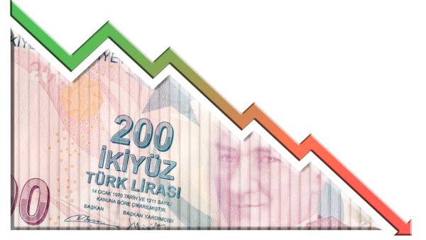 التهديد الأمريكي يضرب الليرة التركية بقوة 
